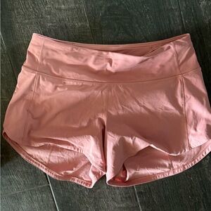Lululemon Athletica Pink Speed up shorts